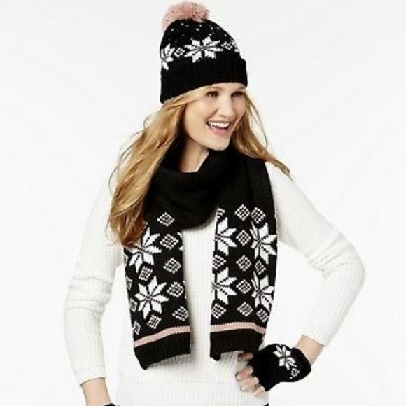 Charter Club Accessories - Charter Club Nordic Fair Isle Reversible Scarf